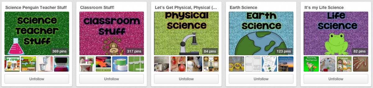 Science Penguin Pinterest Page