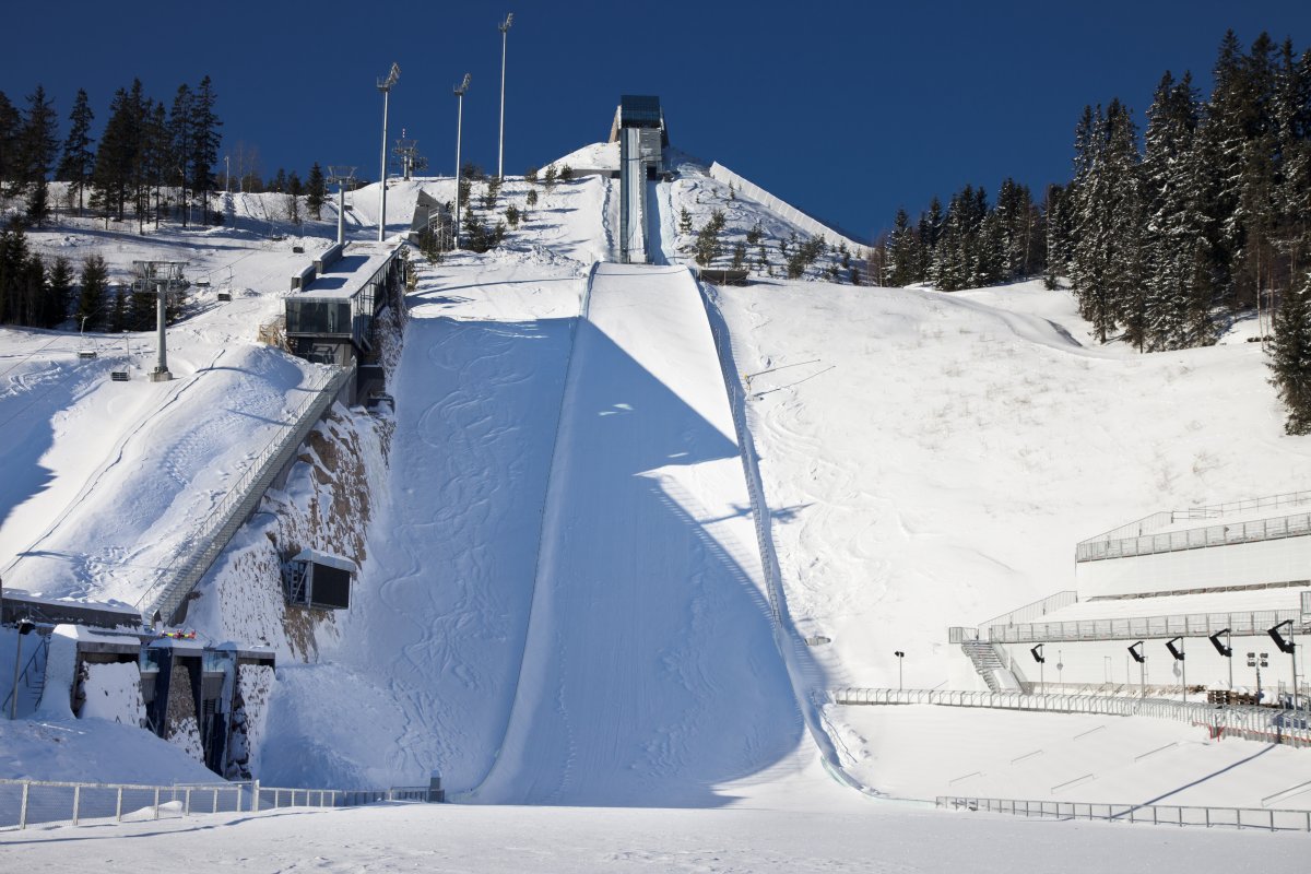 Image d'une rampe de saut à ski