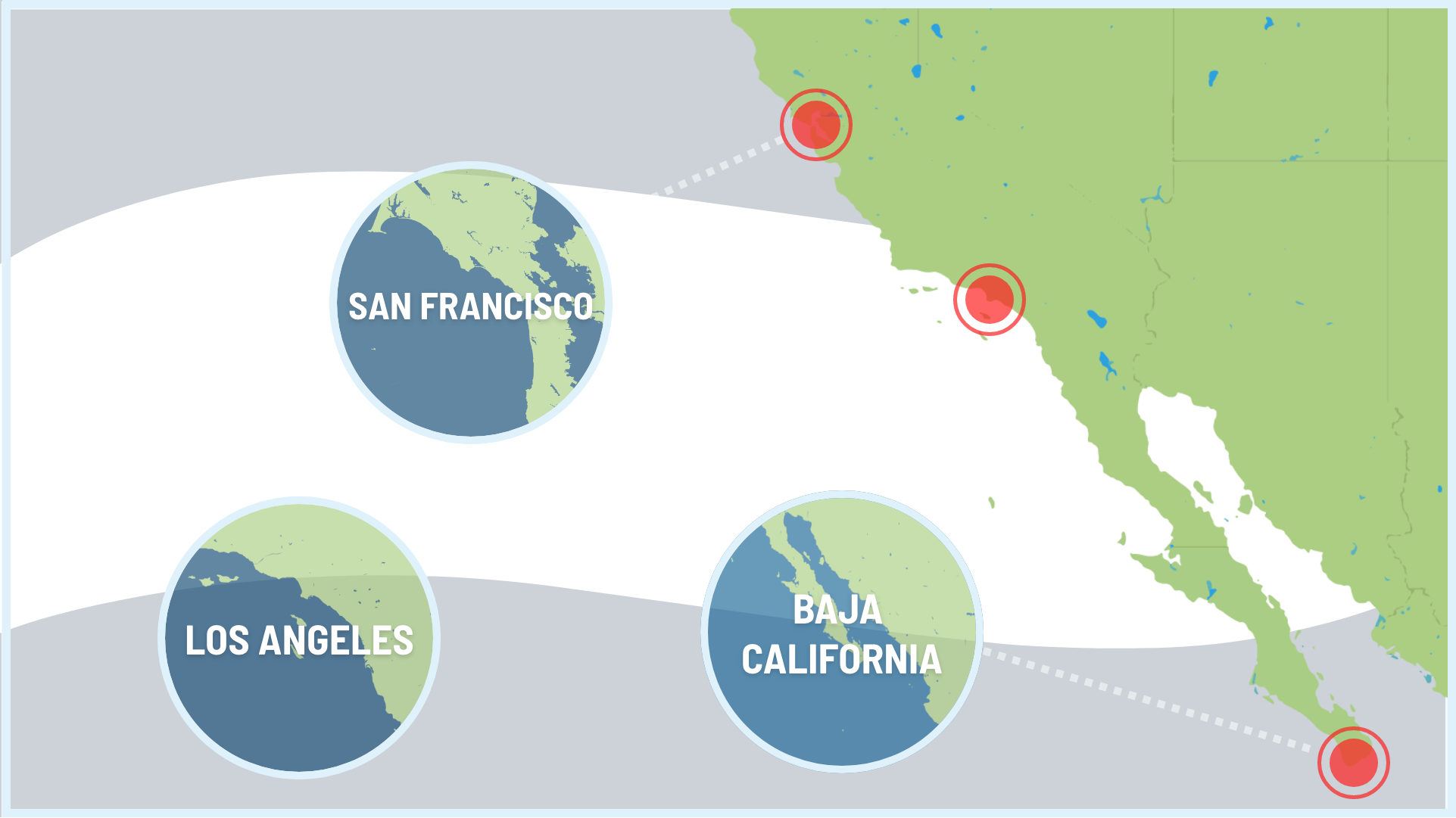 map of california west coast