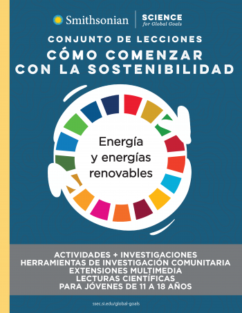 Energy and Renewables lesson set cover in Spanish