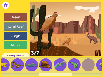 A desert habitat in Habitats