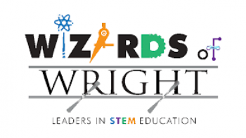 Text that says Wizards of Wright