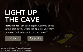Light Up the Cave title screen