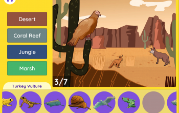 A desert habitat in Habitats