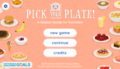 Pick Your Plate! A Global Guide to Nutrition title screen