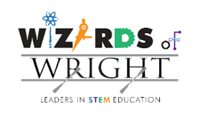 Text that says Wizards of Wright