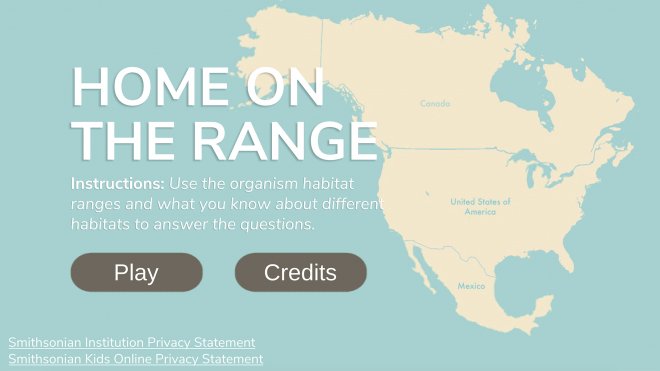 Home on the Range title screen