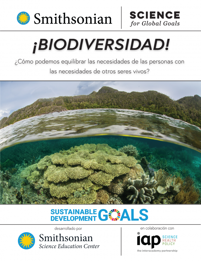 Cover of Biodiversity! guide in Spanish