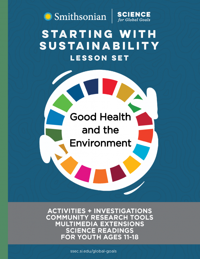 Cover of the Sustainability Lesson Set Good health and the environment