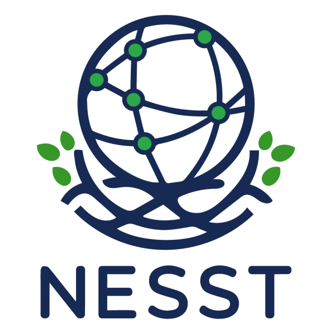 The logo for NESST