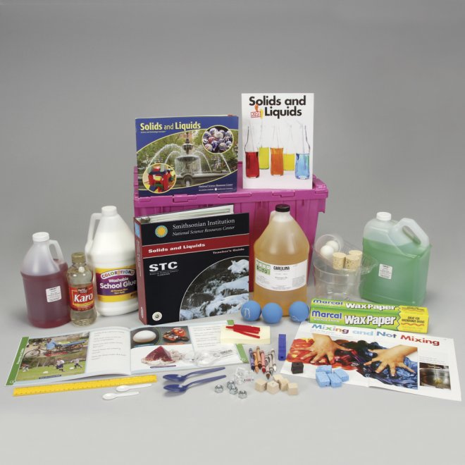 stc program solids and liquids unit kit 3rd edition smithsonian solids and liqids