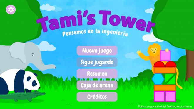 Tami's Tower Title Screen